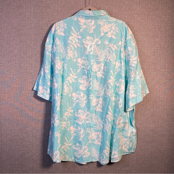 NEW Lot of 3 Chaps 4XB Men’s Short Sleeve Button Down Casual Shirt Easy Wear - Picture 16 of 16